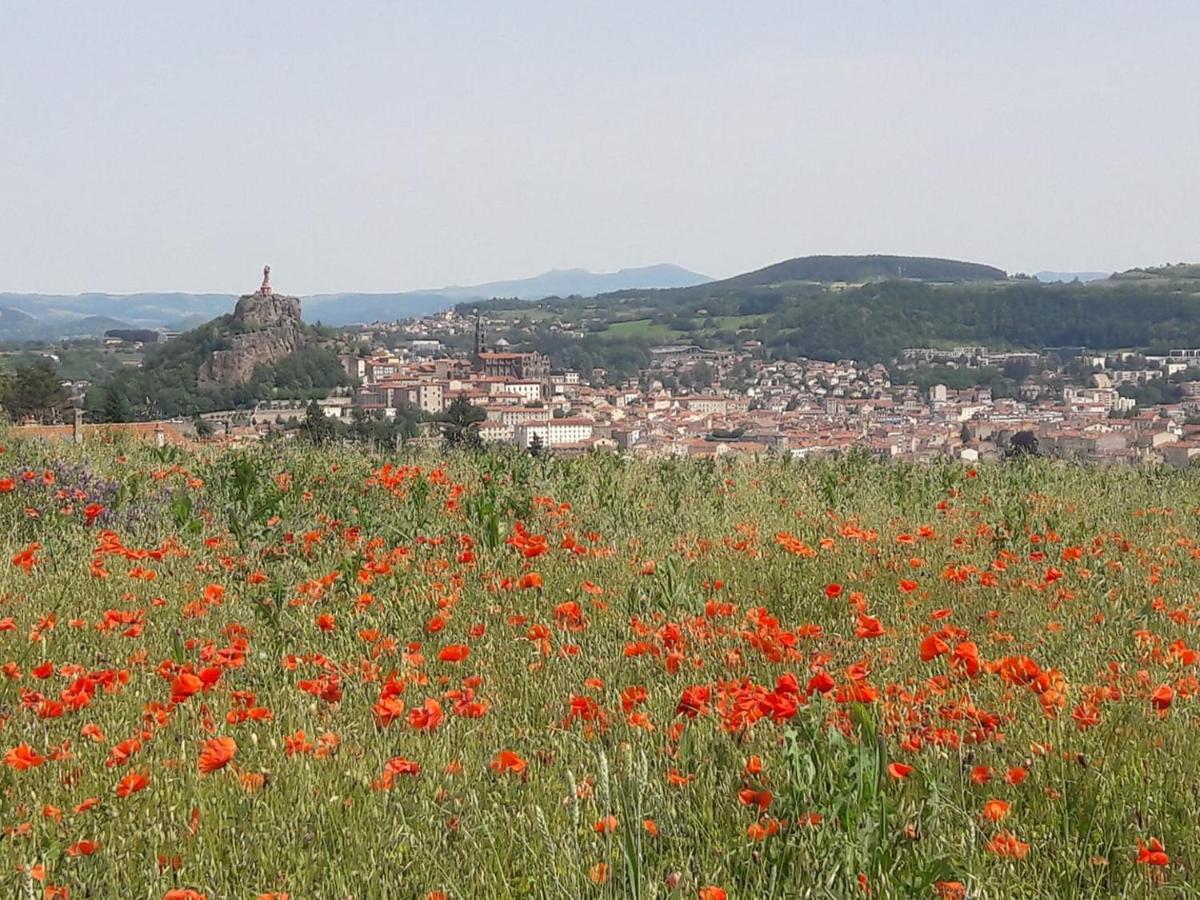 Ferienwohnung Le Velo Rouge Le Puy-en-Velay Exterior foto